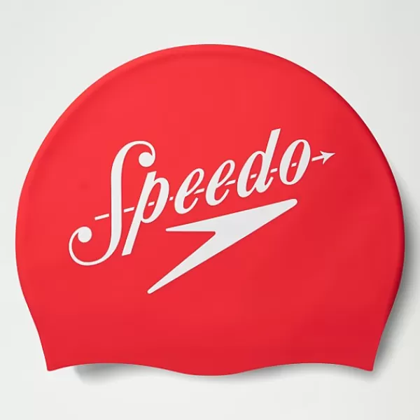 Best Sale Adult Logo Cap Red Women Swim accessories | Swim accessories