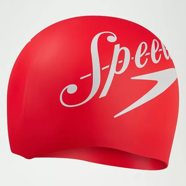 Best Sale Adult Logo Cap Red Women Swim accessories | Swim accessories