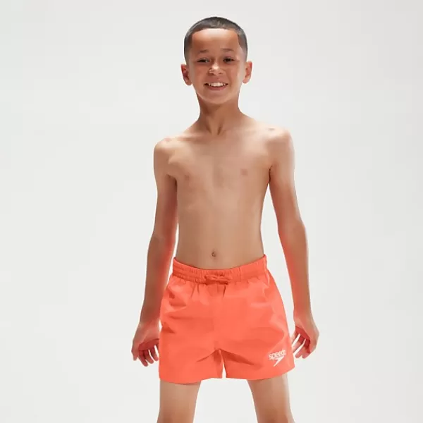 Shop Boys' Essential 13" Swim Shorts Orange Kids Outlet