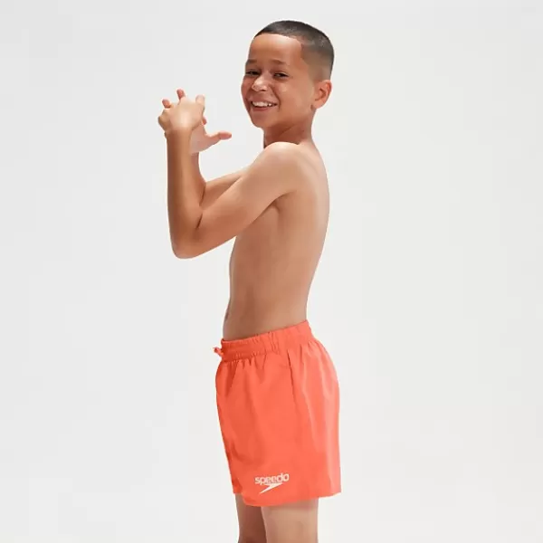 Shop Boys' Essential 13" Swim Shorts Orange Kids Outlet