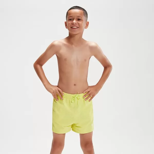 Outlet Boys' Essential 13" Swim Shorts Yellow Kids Outlet