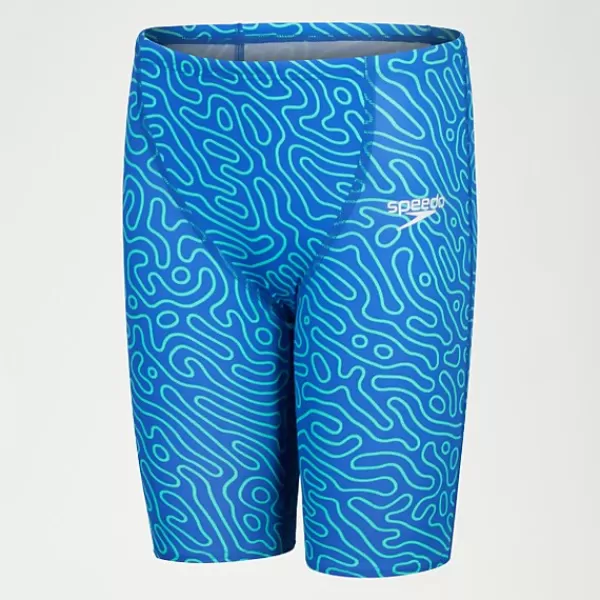 Discount Boys' Fastskin Endurance+ High Waisted Jammer Blue Kids Outlet