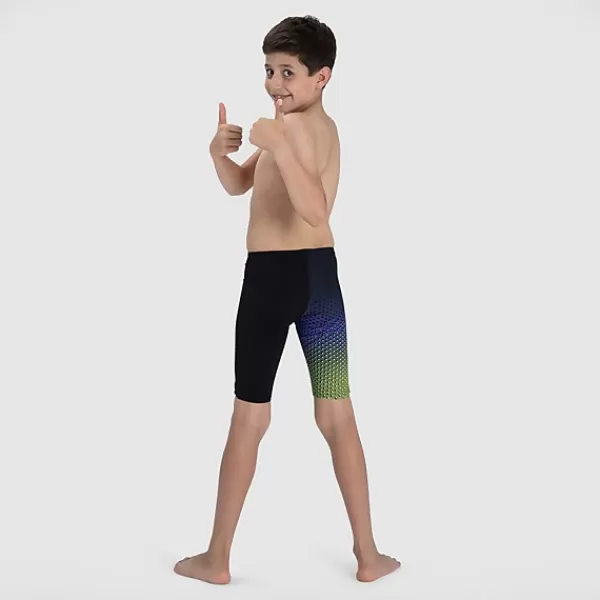 Hot Boys' Fastskin Junior Endurance+ High Waisted Jammer Black Kids/BOY Boy's performance | Boy's swimwear