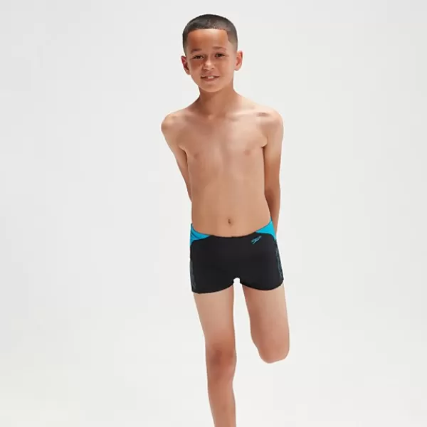 Shop Boys' Hyper Boom Aquashorts Black/Blue Kids/BOY Swimwear | Boy's swimwear