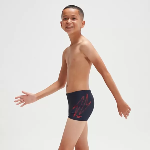 Cheap Boys' Hyper Boom Aquashorts Navy/Red Kids/BOY Boy's swimwear