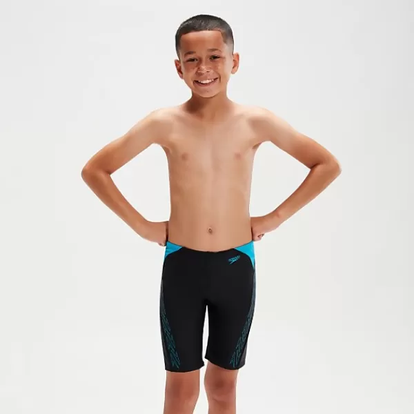 Flash Sale Boys' Hyper Boom Jammer Black/Blue Kids/BOY Swimwear | Boy's swimwear