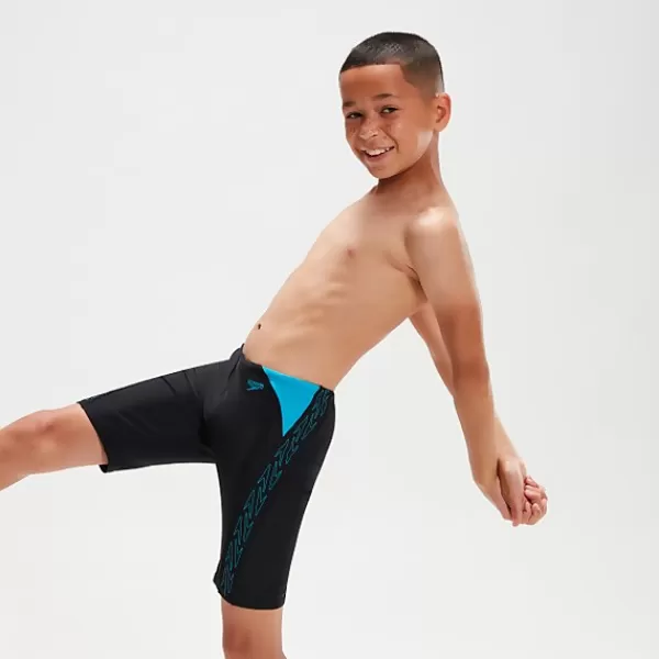 Flash Sale Boys' Hyper Boom Jammer Black/Blue Kids/BOY Swimwear | Boy's swimwear