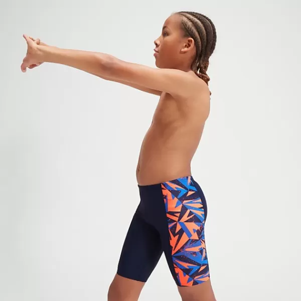 Hot Boys' Hyper Boom Panel Jammer Navy/Orange Kids Outlet | Best sellers