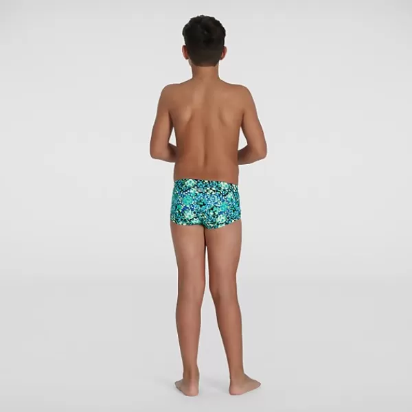 Fashion Boys' Pond Life 13cm Training Brief Green/Yellow Kids Outlet