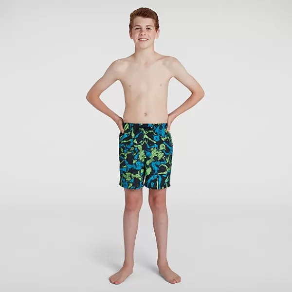 Flash Sale Boys' Printed 15" Watershort Black Kids Outlet