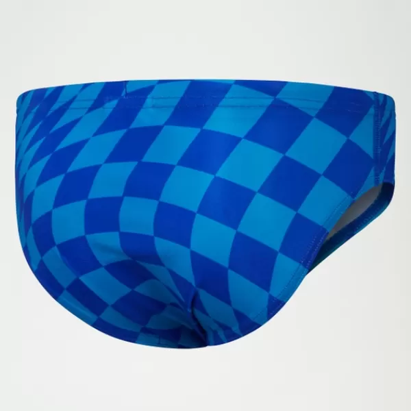 New Boys Club Training 6.5cm Allover Digital Brief Blue Kids/BOY Swimwear | Boy's swimwear