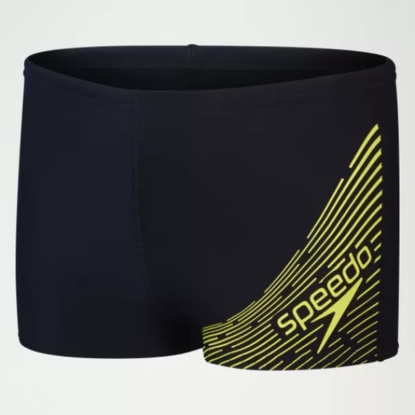 Flash Sale Boys Medley Logo Aquashort Black/Yellow Kids/BOY Swimwear | Boy's swimwear