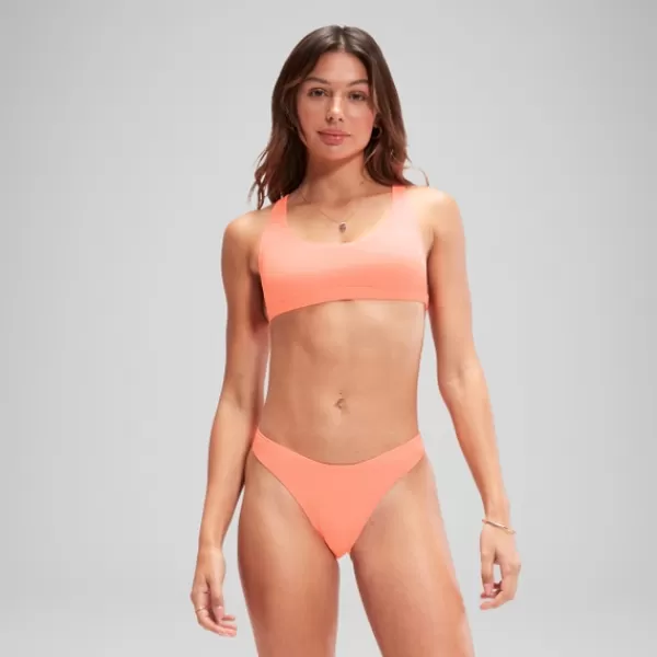 Shop FLU3NTE Sccop Bikini Bottom Coral Women FLU3NTE | Leisure