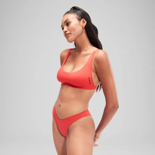 Outlet FLU3NTE Solid Convertible Bikini Top Red Women FLU3NTE | Leisure