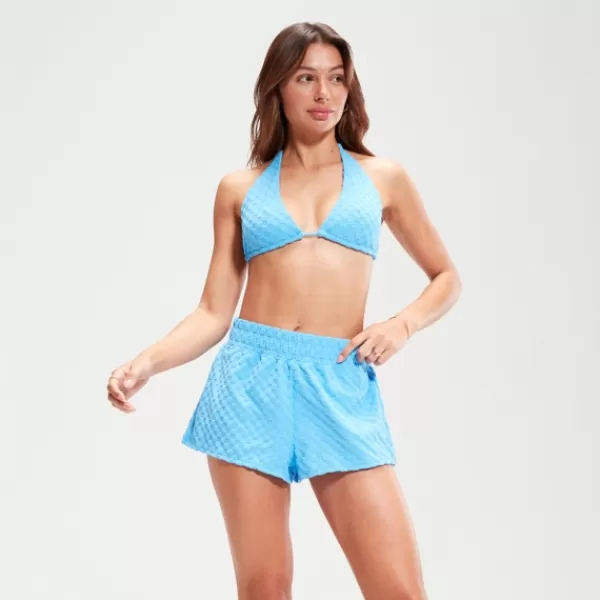 Best Sale FLU3NTE Terry Short Blue Women FLU3NTE | Leisure