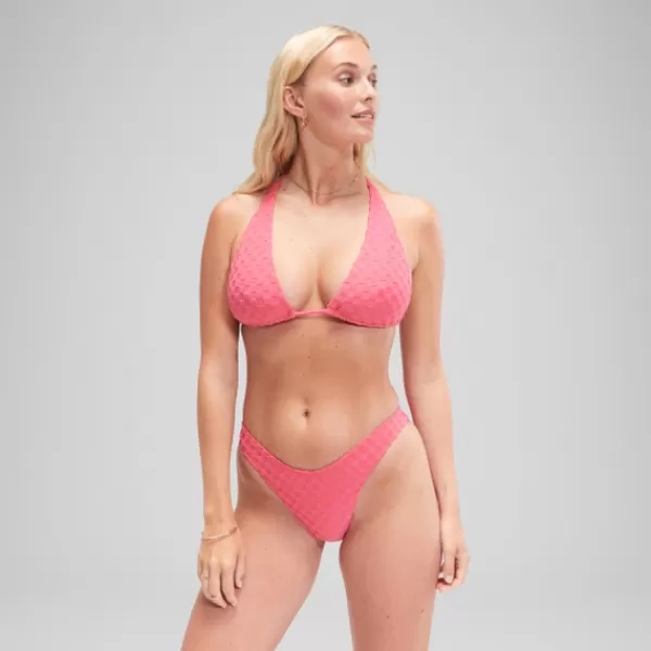 Best Sale FLU3NTE Terry Triange Bikini Top Pink Women FLU3NTE | Leisure