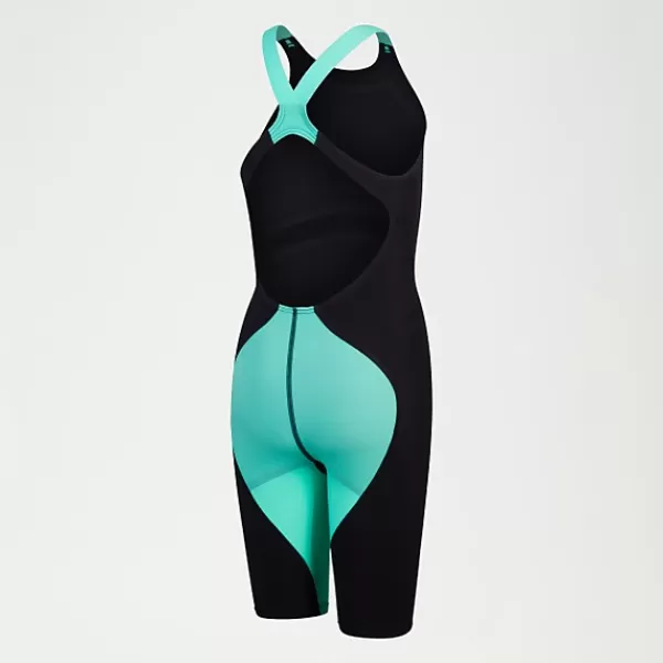 Fashion Girls' Fastskin LZR Ignite Kneeskin Black/Green Kids Girl's performance | Outlet