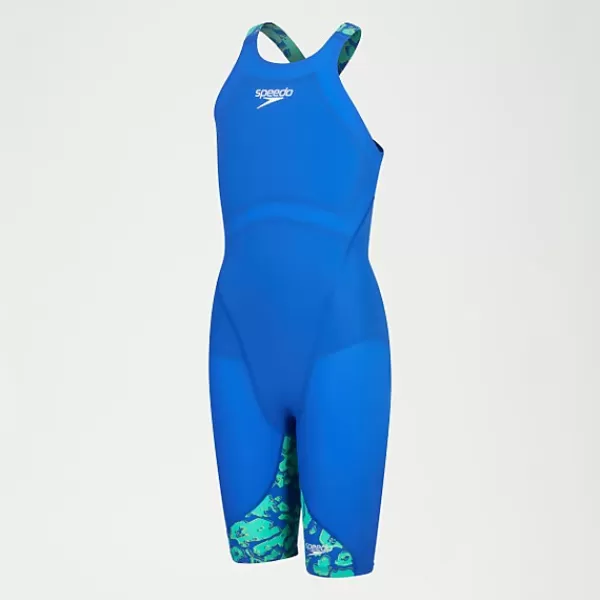 Cheap Girls' Fastskin LZR Ignite Kneeskin Blue/Green Kids Girl's performance | Outlet