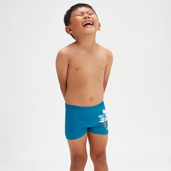 Outlet Infant Boys' Learn To Swim Aquashorts Blue Kids Outlet