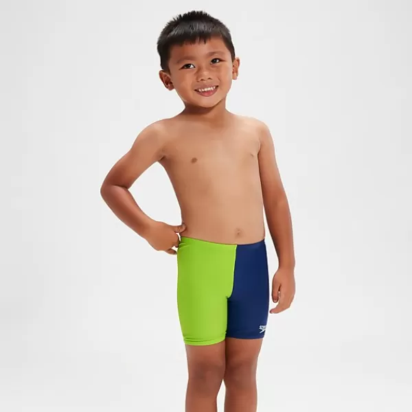 Store Infant Boys' Learn To Swim Essential Jammer Blue/Green Kids/BOY Swimwear | Boy's swimwear