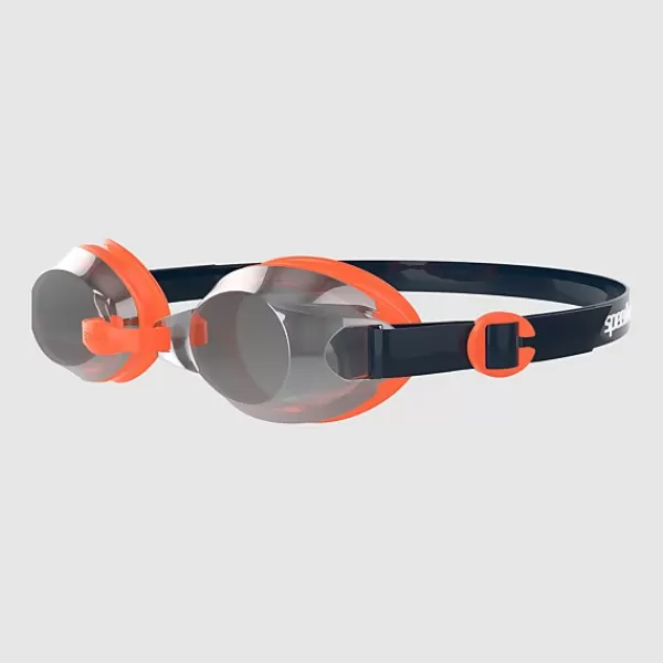 New Junior Jet Mirror Goggles Navy/Volcanic Orange/Chrome Women/Kids Kids | Kid's goggles