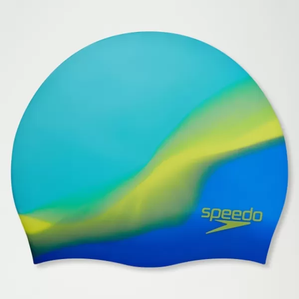 Cheap Junior Silicon Cap Blue/Yellow Kids Kid's caps | Swim toys