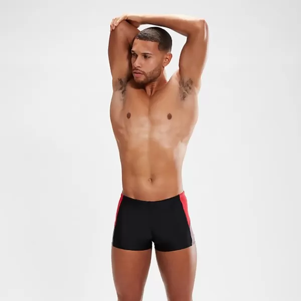 Hot Men's Dive Aquashorts Black/Red Best sellers | Outlet