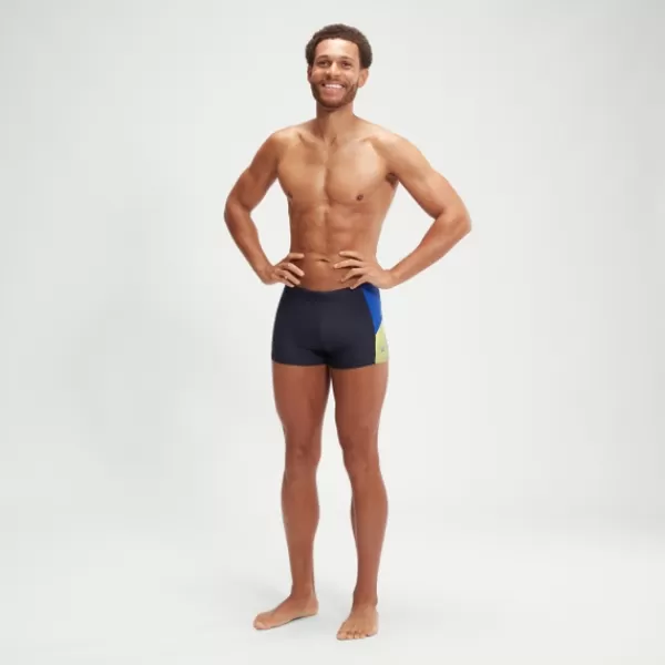 Online Men's Dive Aquashorts Navy/Blue Fitness | Aquashorts