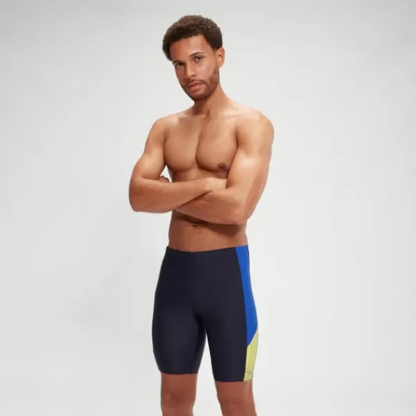 Hot Men's Dive Jammer Navy/Blue Racing | Jammers