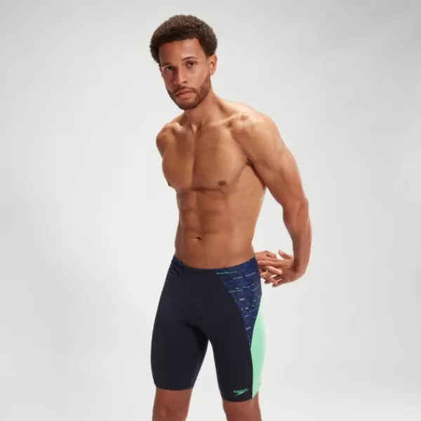 Sale Men's Endrance+ Max Splice JammerNavy/Green Racing | Fitness