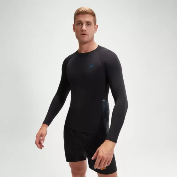 Cheap Men's Endurance+ SpliceRash Top Black/Teal Triathlon & open water | Wetsuits & trisuits