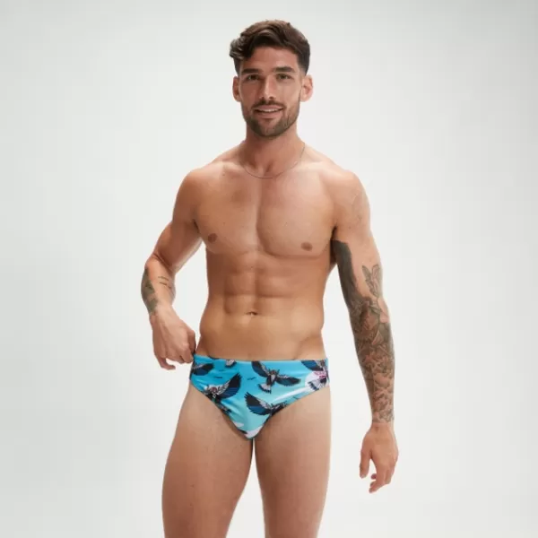 Clearance Men's Escape 5cm Brief Blue Escape Briefs | Leisure