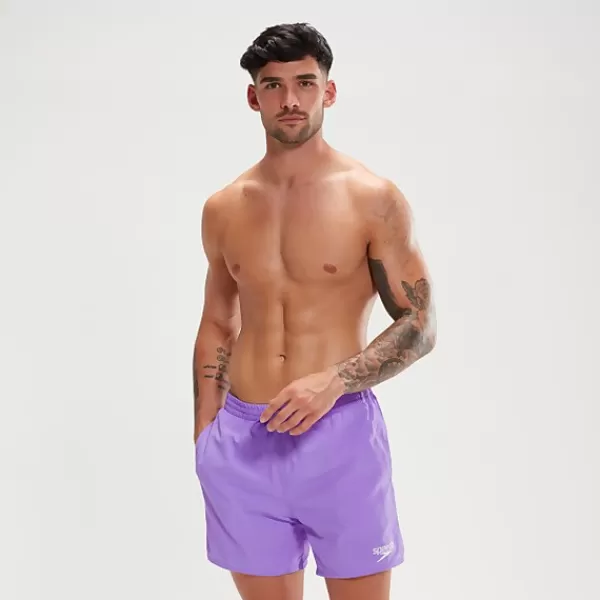 Clearance Men's Essential 16" Swim Shorts Lilac Women Sustainable Swimwear | Sustainable Swimwear