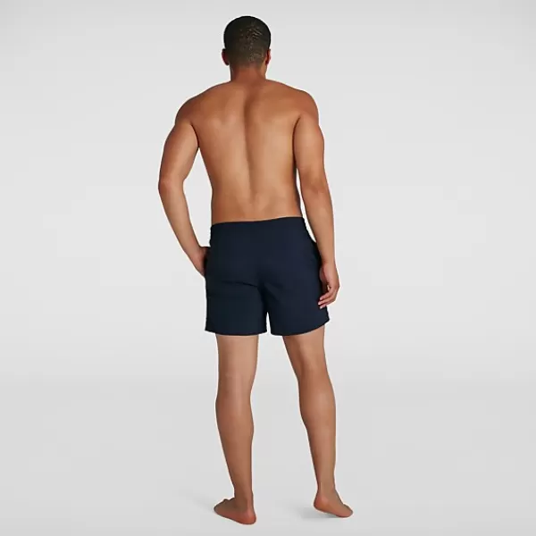 Shop Men's Essentials 16" Swim Shorts Navy Women The Classics | Leisure