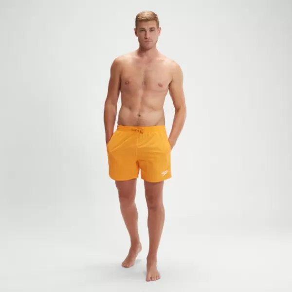 Shop Men's Essentials 16'' Swim Shorts Orange The Classics | Swim shorts