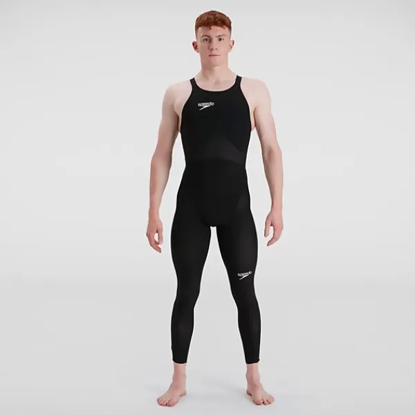 Flash Sale Men's Fastskin LZR Elite Openwater Closedback Bodyskin Black Fastskin