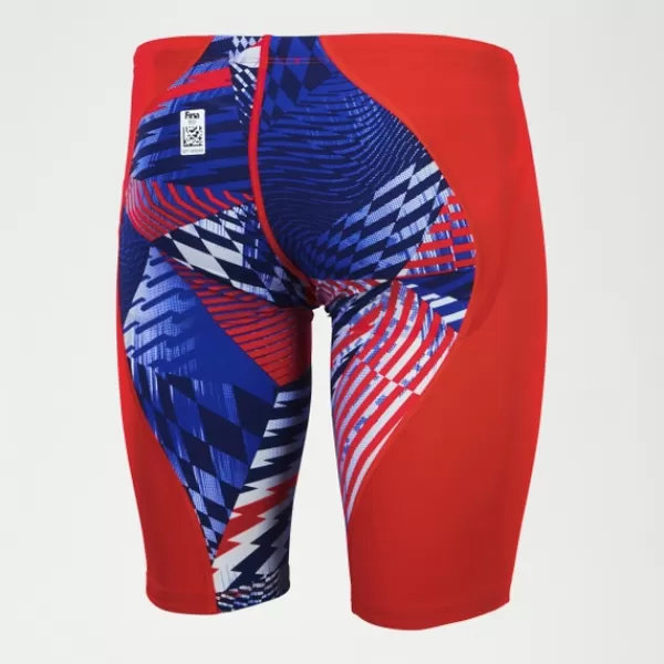 Hot Men's Fastskin LZR Ignite Jammer Red/Blue/White Fastskin | Racing suits