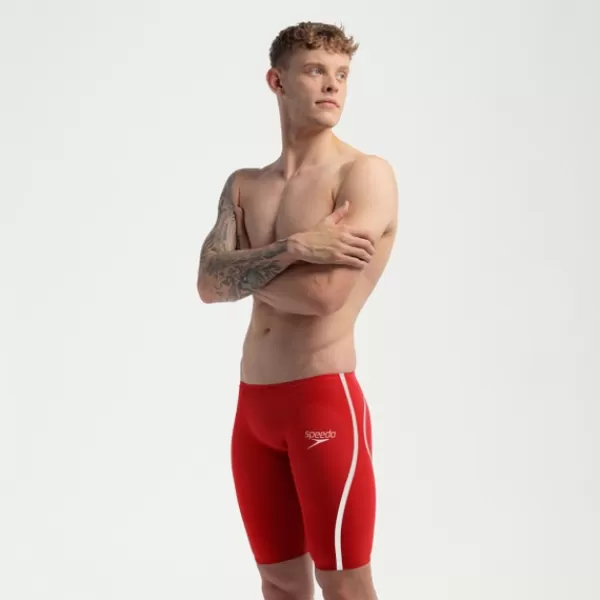 Discount Men's Fastskin LZR Pure Intent 2.0 Jammer Red/White Fastskin | Racing