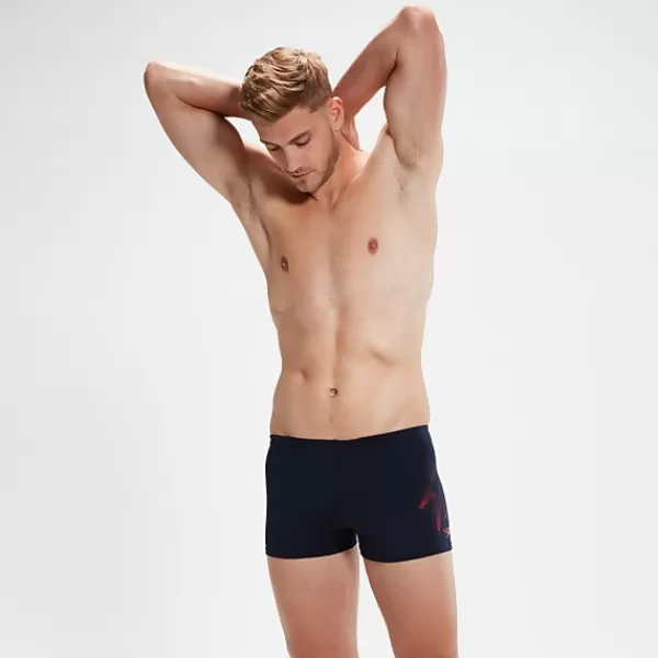 Best Sale Men's Hyper Boom Placement Aquashorts Navy/Red Best sellers | Outlet