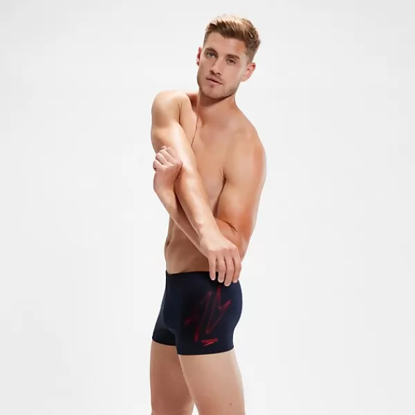 Best Sale Men's Hyper Boom Placement Aquashorts Navy/Red Best sellers | Outlet