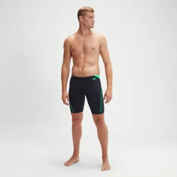 New Men's Hyper Boom Splice Jammer Navy/Green Racing | Fitness