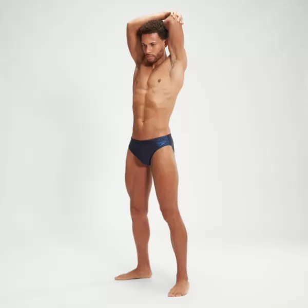 Cheap Men's Medley Logo 7cm Brief Navy/Blue Briefs