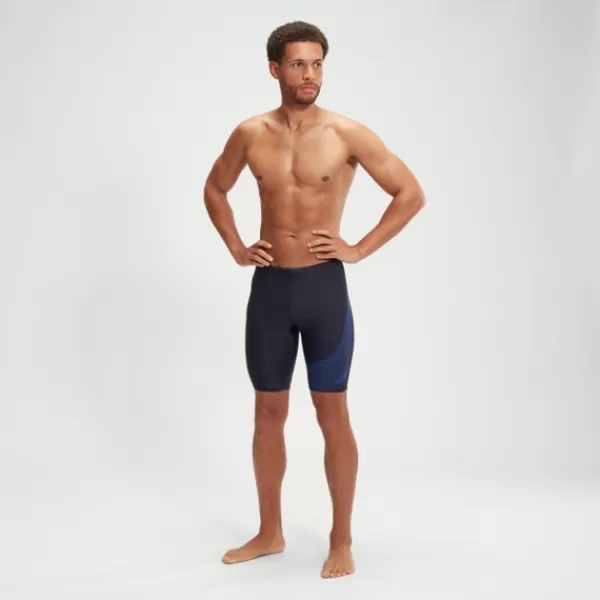 Clearance Men's Medley Logo Jammer Navy/Blue Racing | Fitness