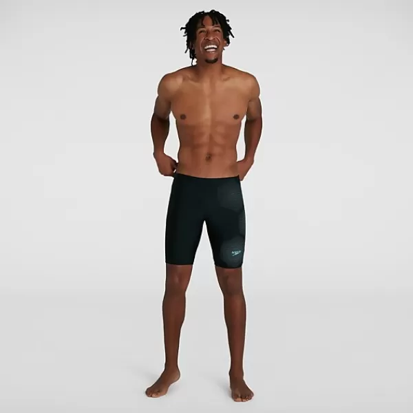 Shop Men's Tech Placement Jammer Black Racing | Fitness