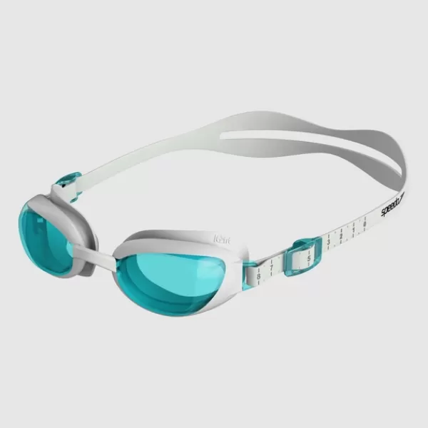 Best Sale Women's Aquapure Goggles White/Blue Women Female Fit | Best sellers