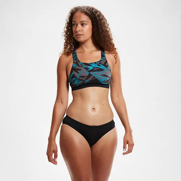 Best Women's HyperBoom Bikini Black/Blue Women Fitness