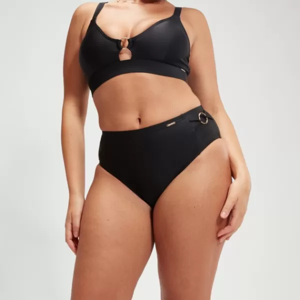 Cheap Women's Shaping High Waist Brief Black Women Support Swimwear | Body-shaping