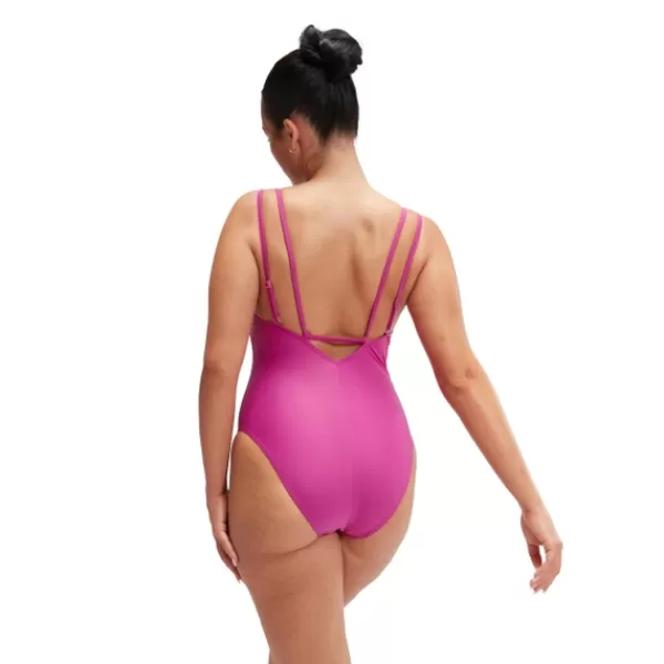 Sale Women's Shaping Strappy Swimsuit Berry Women Support Swimwear | Swimming costumes